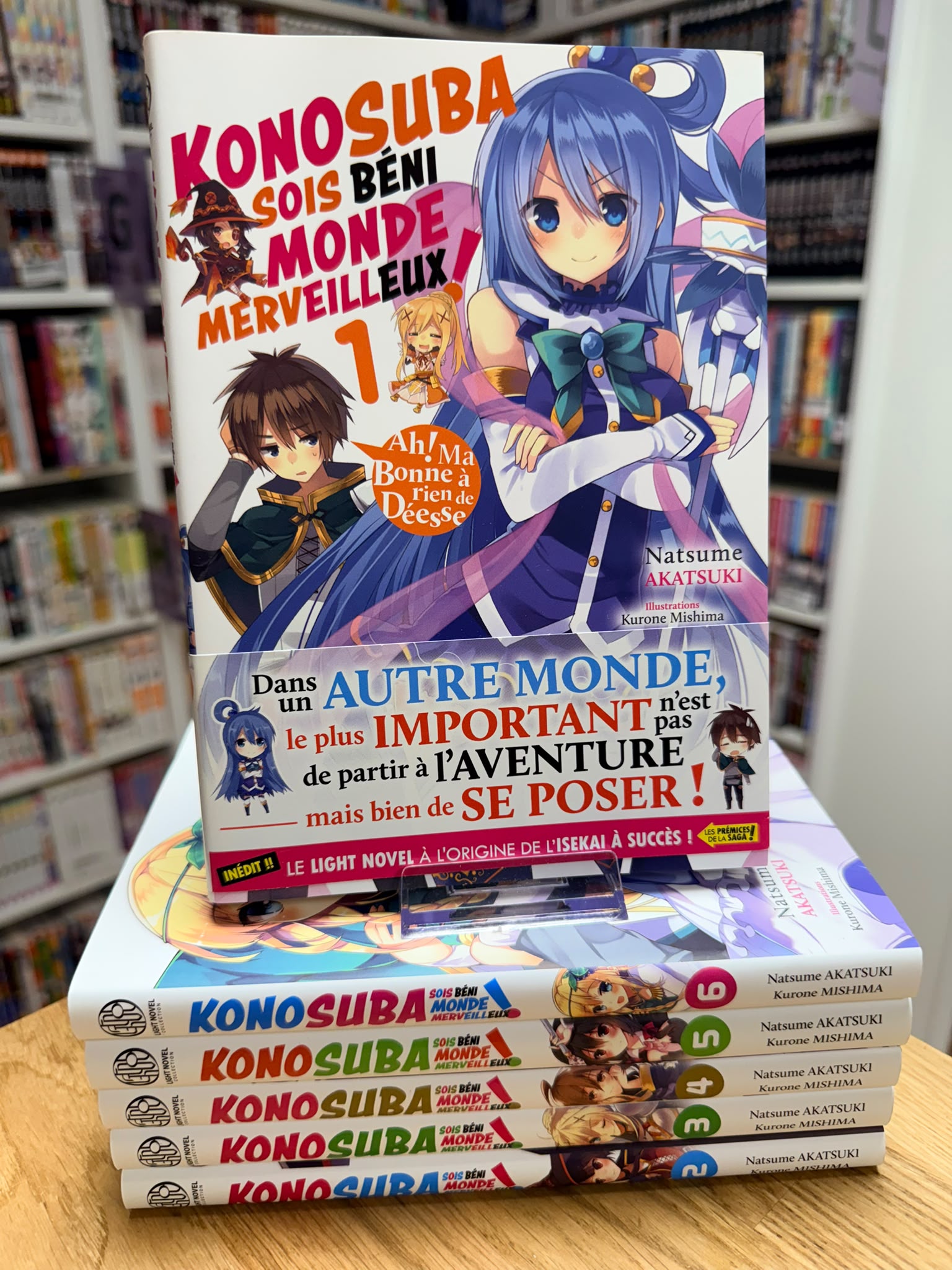 Konosuba - Sois Béni Monde Merveilleux - Light Novel 1 à 6&nbsp;&nbsp;